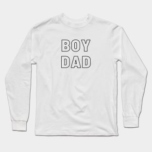 BOY DAD Hollow Typography Long Sleeve T-Shirt